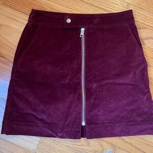 Theory cordoroy mini skirt